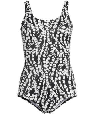 Women's Tugless Low Leg One Piece Swimsuit