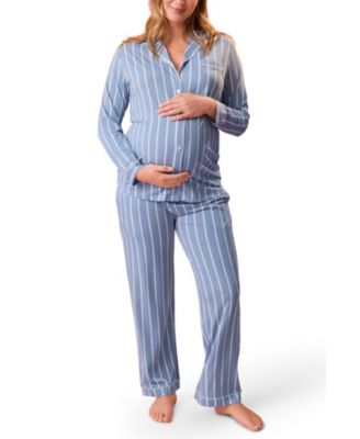 Maternity Clea Classic Long Sleeve Nursing Pajama