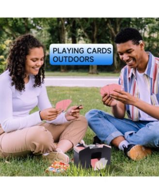Battery-Operated Automatic Card Shuffler for 1–4 Decks