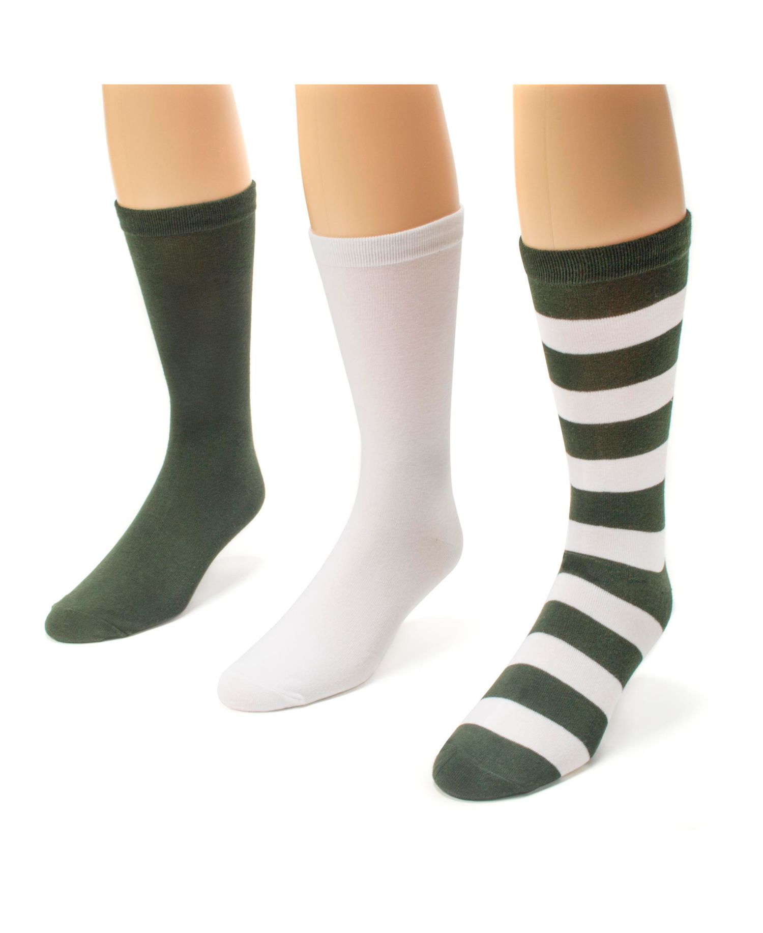 Unisex 3 Pack Sport Crew Socks