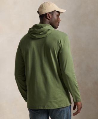 Men's Big & Tall Long-Sleeve Hooded T-Shirt