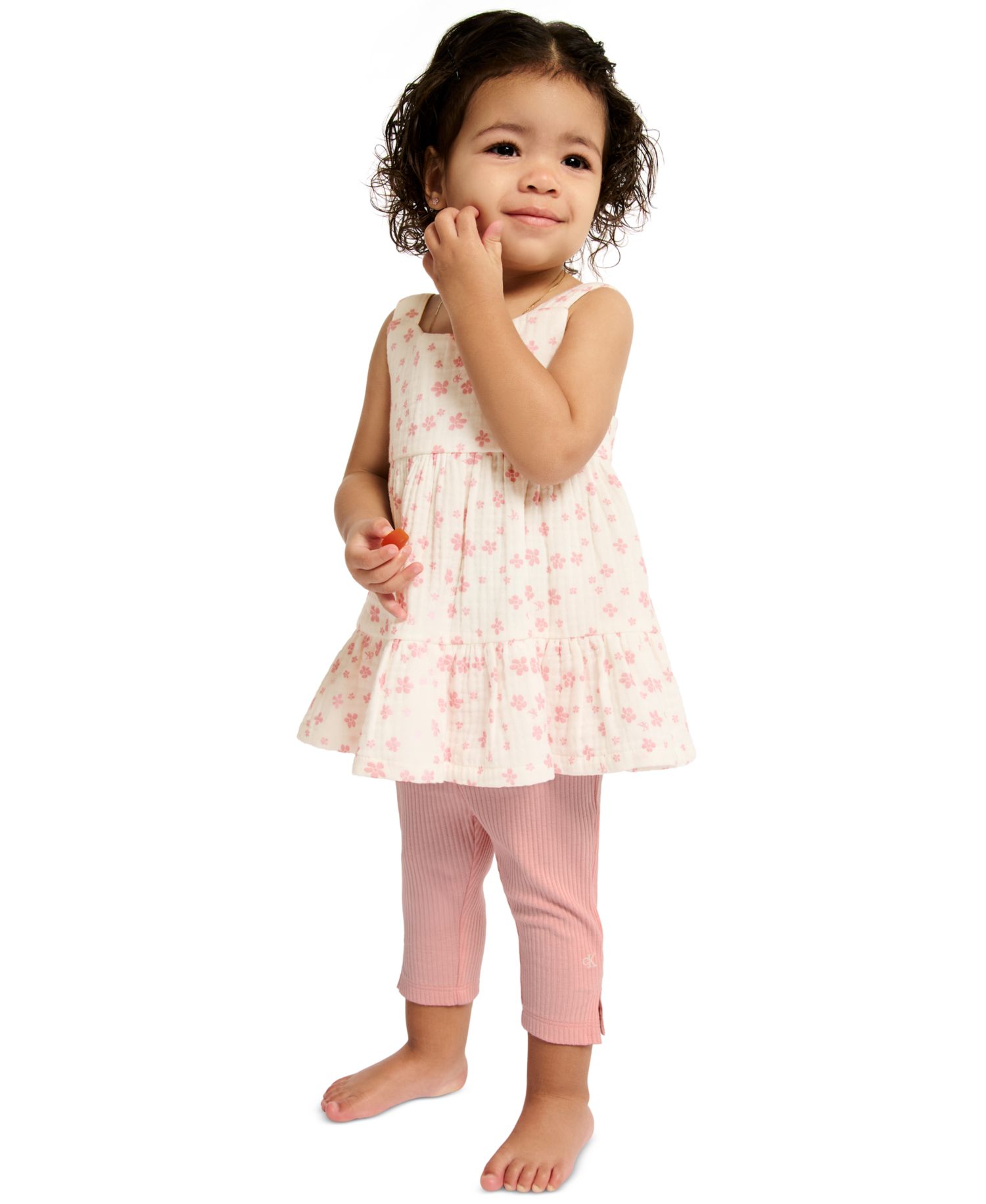 Baby Girls' Tunic Top and Capri Leggings, 2-Piece Set