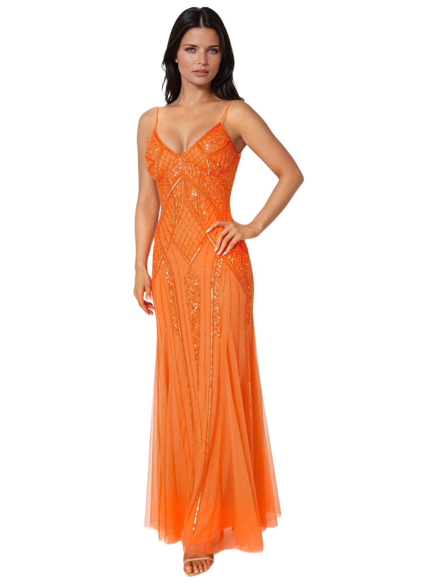 Women's Beaded Gown