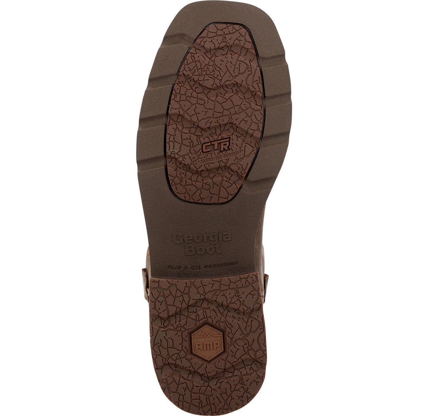 Мужские ботинки GEORGIA BOOT Core 37 11" Steel Toe Western Pull-On Work Boot, цвет: Коричневый — фото 2
