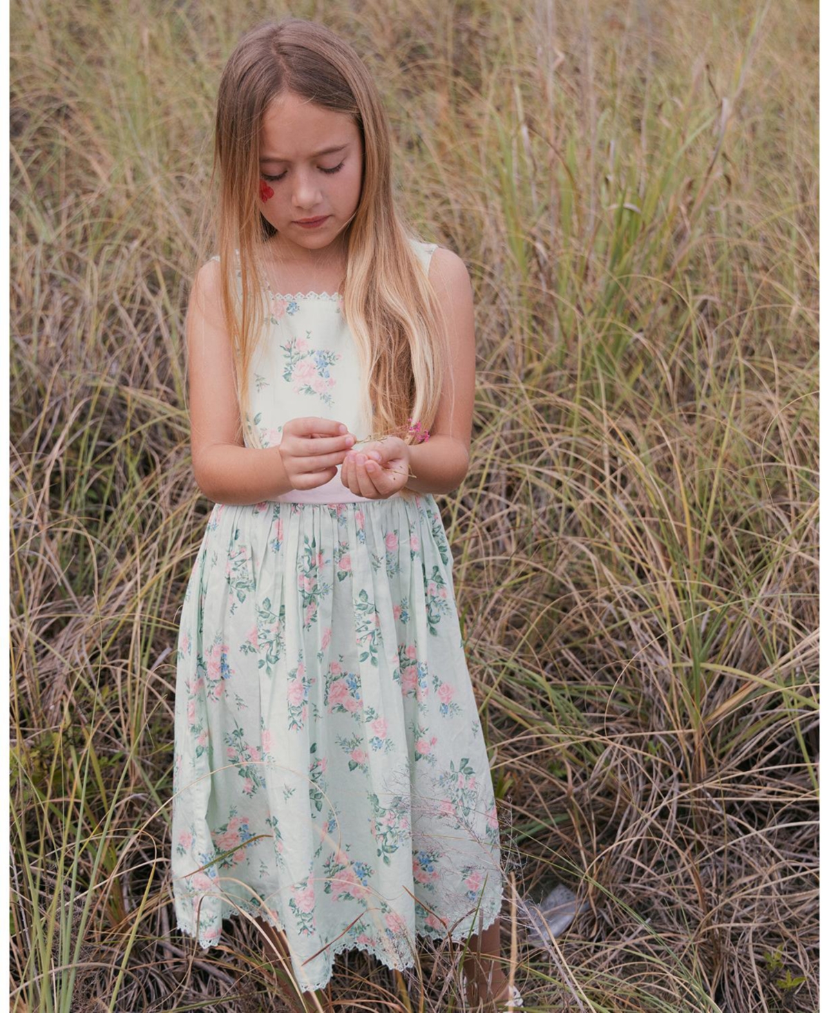 Hope & Henry Little Girls Organic Sleeveless Sateen Party Dress