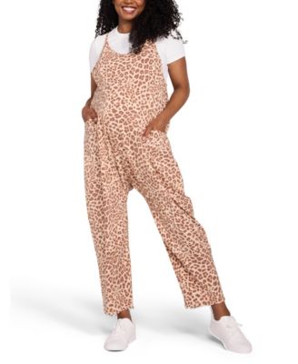 Women's Sleeveless Relaxed Fit Maternity Jumpsuit