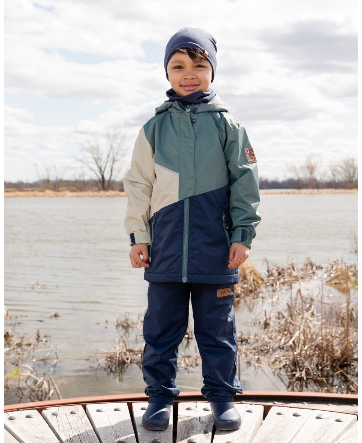 Deux par Deux Toddler Boy Mid Season Jacket