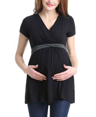 Maternity kimi + kai Nursing Colorblock Tunic Top
