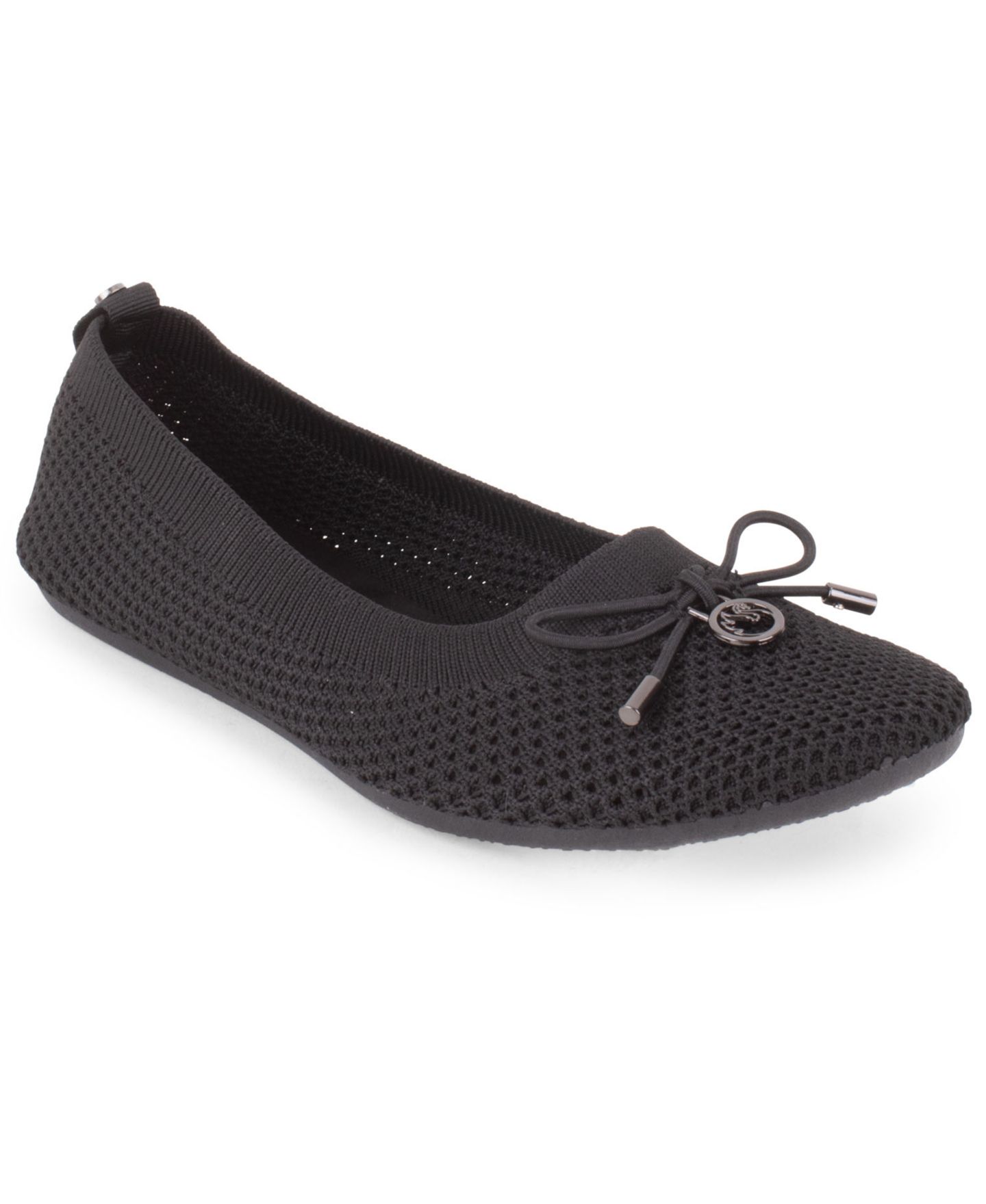 Женские балетки Gloria Vanderbilt Coralie Slip-On Flats, цвет: Чёрный — фото 1