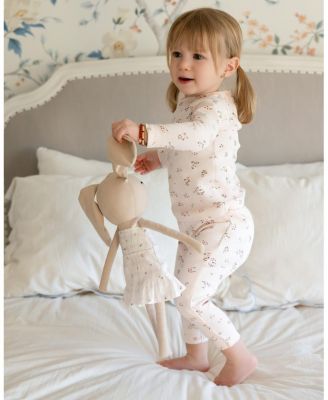 Little Girls 2 Piece "Cameo Florals" 100% Cotton Lounge Set