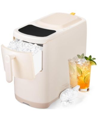 Compact Countertop Ice Maker, Ready in 7 Mins with Space-Saving Design