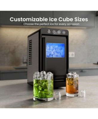 Portable Ice Maker with Carry Handle, 26 lbs. Capacity & Self-Cleaning