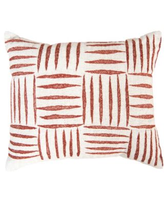 Grace Cotton Blend Decorative Pillow, 14" x 20"