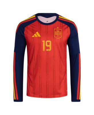 Men's Lamine Yamal Red Spain National Team 2026 Home Replica Long Sleeve Jersey