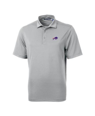 Men's Gray Buffalo Bills Virtue Eco Pique Polo Shirt