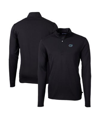 Men's Black Florida Gators Big & Tall Virtue Eco Pique Quarter-Zip
