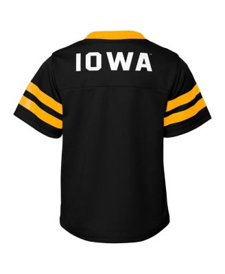 Baby Boys and Girls 2-Piece Black Iowa Hawkeyes Red Zone Jersey & Pants Set