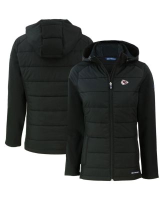 Women's Black Kansas City Chiefs Evoke PrimaLoft Hybrid Eco Softshell Full-Zip Hooded Jacket