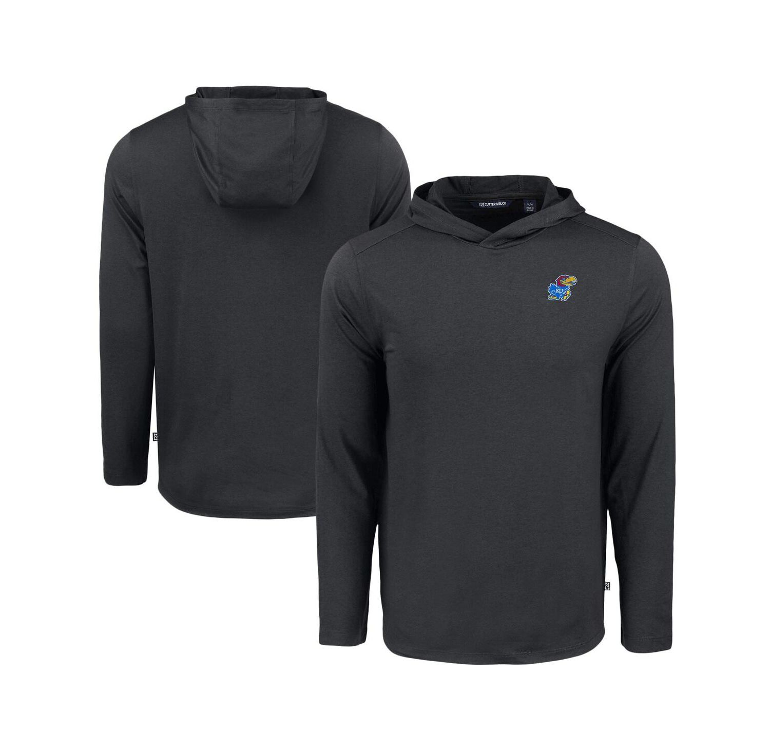 Men's Black Kansas Jayhawks Coastline Epic Comfort Eco Long Sleeve Hoodie