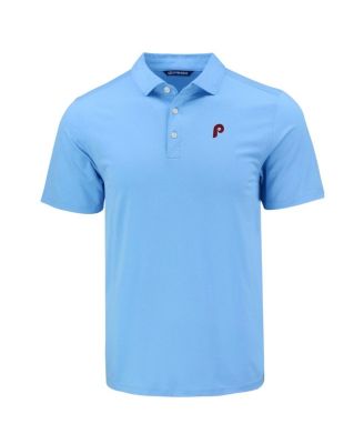 Men's Powder Blue Philadelphia Phillies Coastline Epic Comfort Eco Polo Shirt