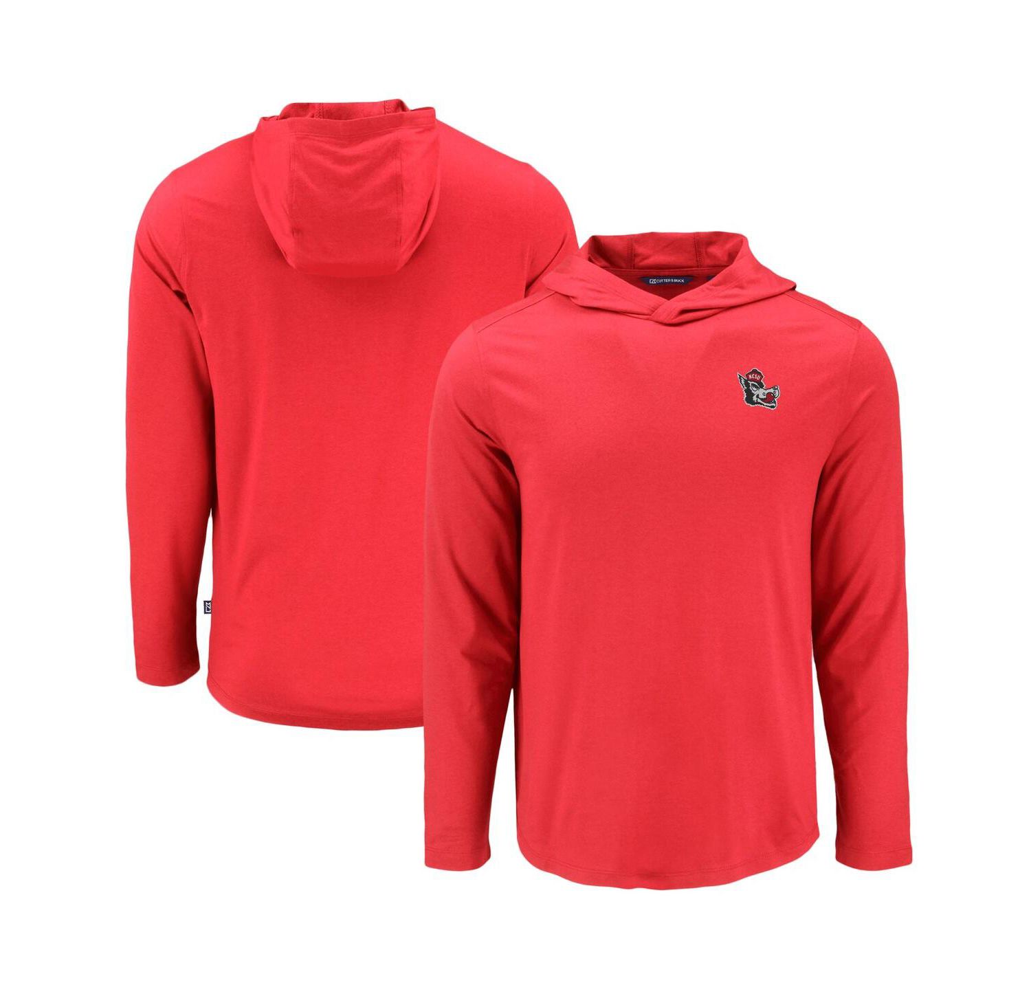 Men's Red NC State Wolfpack Coastline Epic Comfort Eco Long Sleeve Hoodie