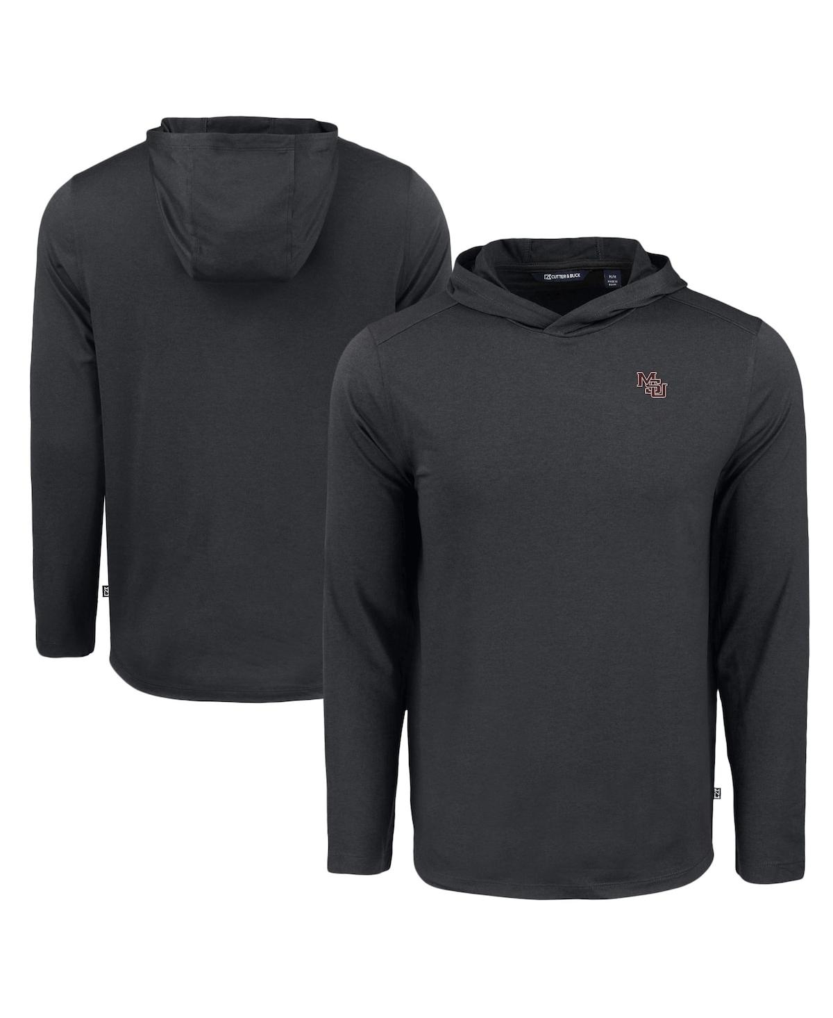 Cutter & Buck Men's Black Mississippi State Bulldogs Coastline Epic Comfort Eco Long Sleeve Hoodie - Black