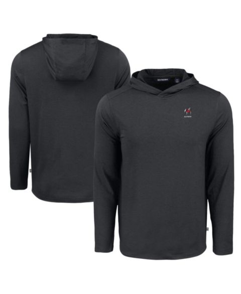 Мужское худи Cutter & Buck Black Georgia Bulldogs Coastline Epic Comfort Eco Long Sleeve