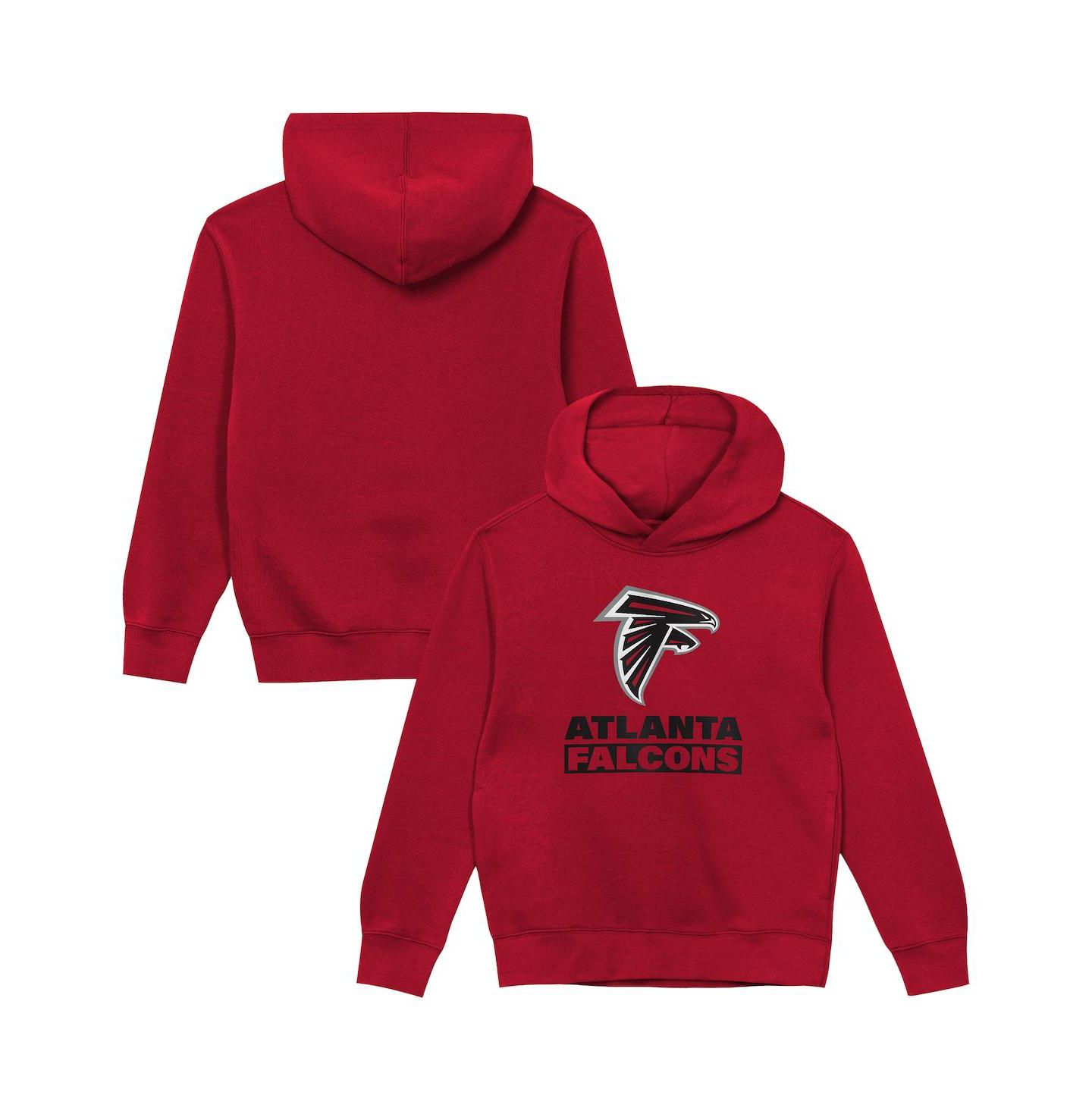 Худи Outerstuff Red Atlanta Falcons Back to Basics для мальчиков-малышей — фото 1