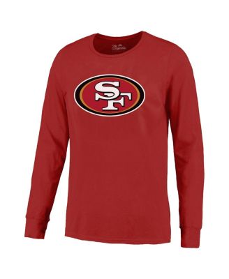 Men's Brock Purdy Scarlet San Francisco 49ers Name & Number Long Sleeve T-Shirt