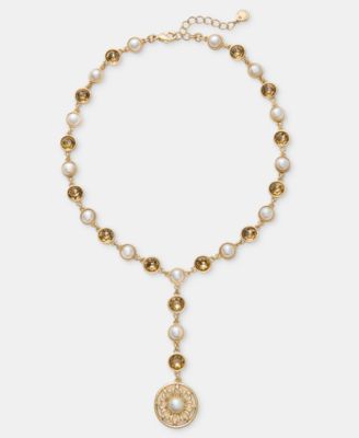 Multi-Stone Lariat Necklace