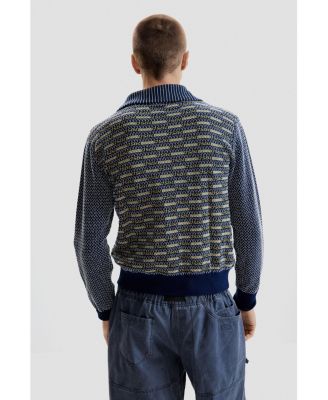 Men's Retro zipper sweater