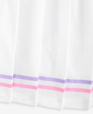 Big Girl Striped Tennis Skirt