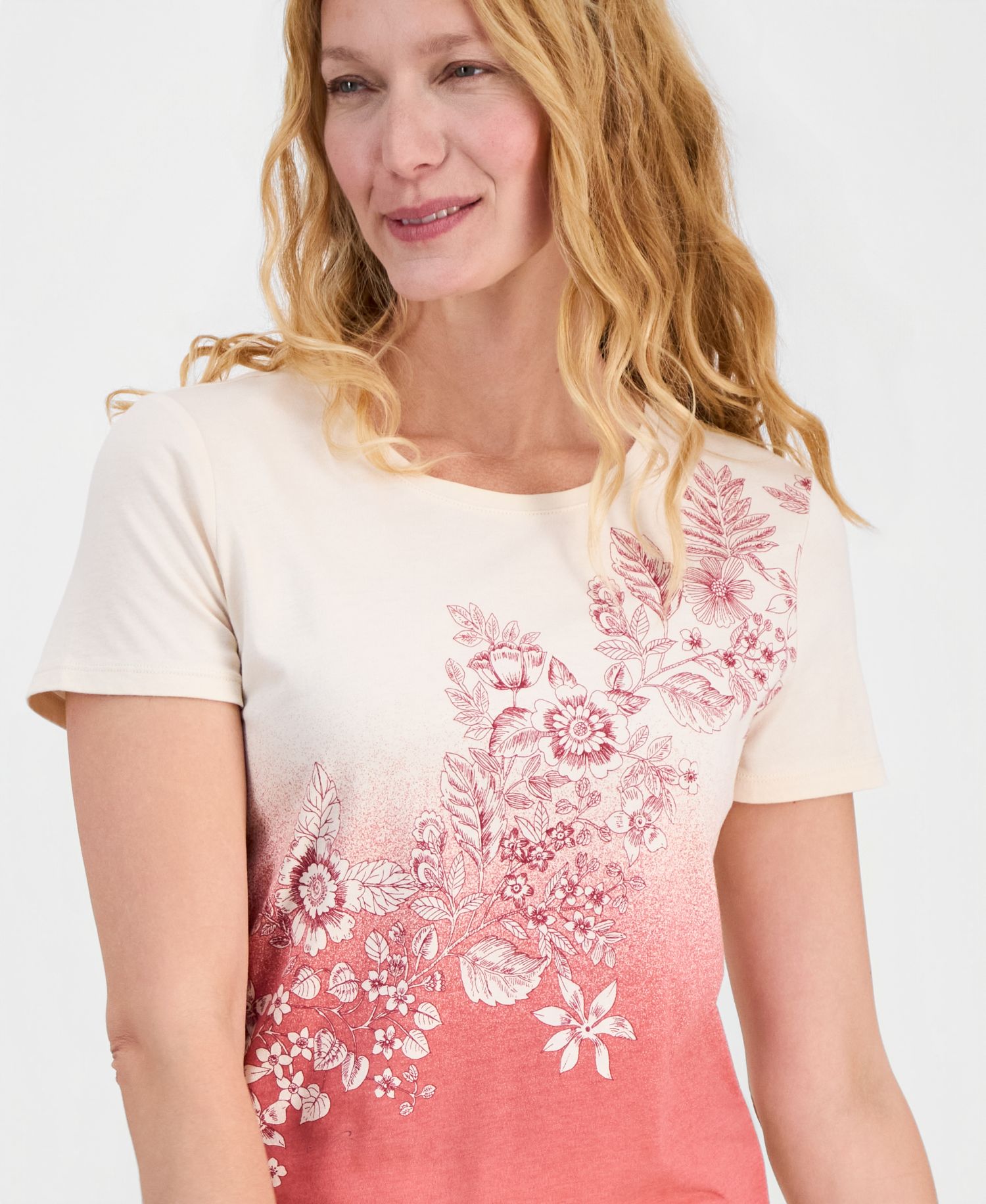 Women's Ombr&egrave; Graphic Tee