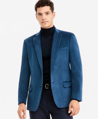 Men's Slim-Fit Velvet Sport Coat