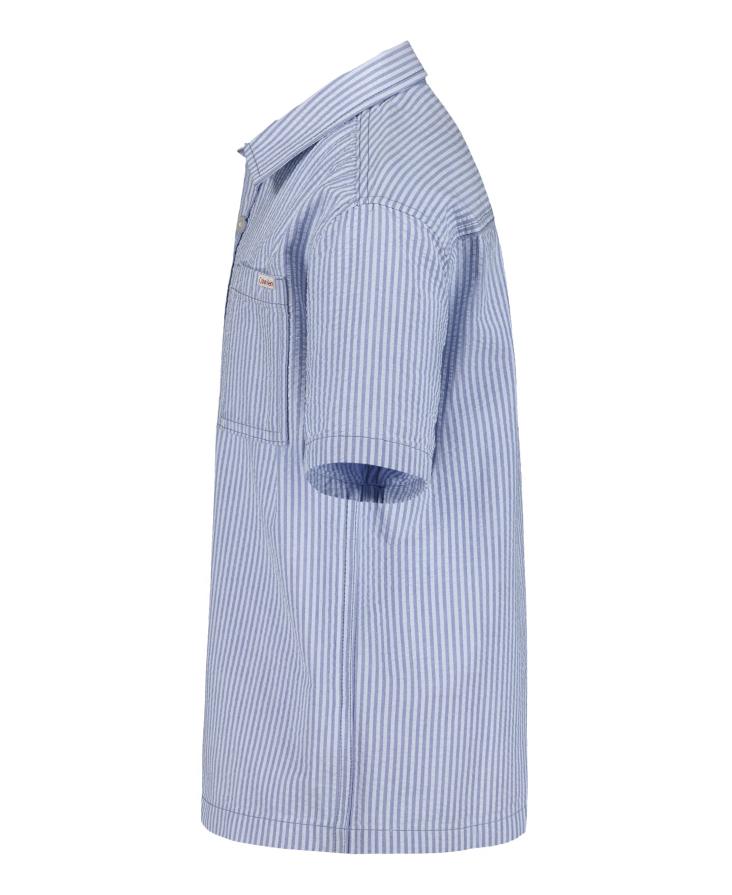 Рубашка Calvin Klein Resort Short-Sleeve Woven для мальчиков, цвет: Infinity — фото 3