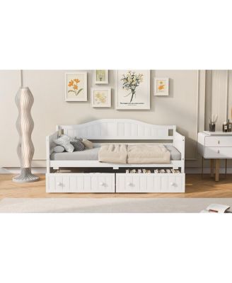 Streamdale Twin Wooden Daybed with 2 Drawers