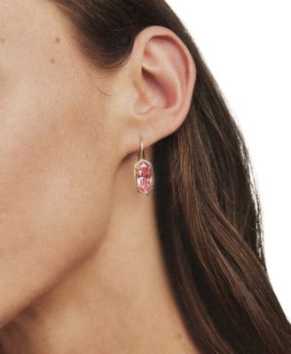 Cubic Zirconia Lee Luxe Oval Drop Earrings