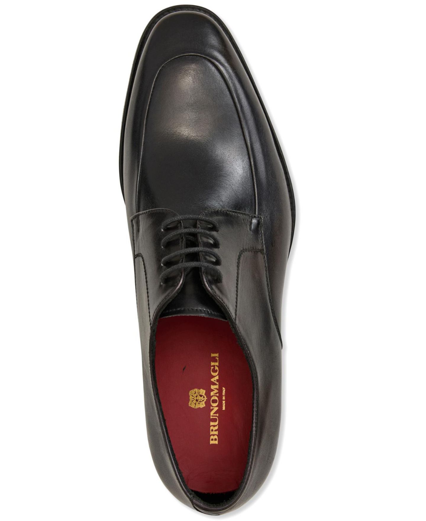 Обувь Bruno Magli Men's Bresso Leather, цвет: Чёрный — фото 4