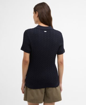 Women's Hartland Knitted Polo Jumper