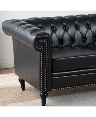 Traditional Sofa with Removable Cushions