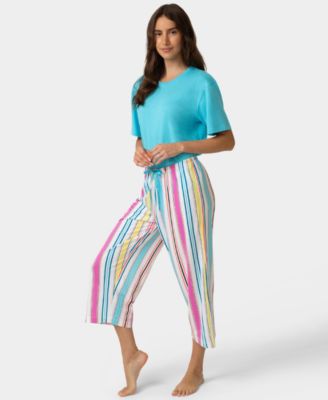 Women's Sea Bright Stripe PJ Capri
