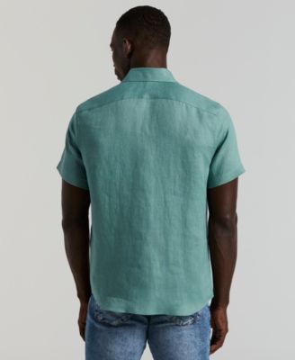 Men's Solid Linen Shirt