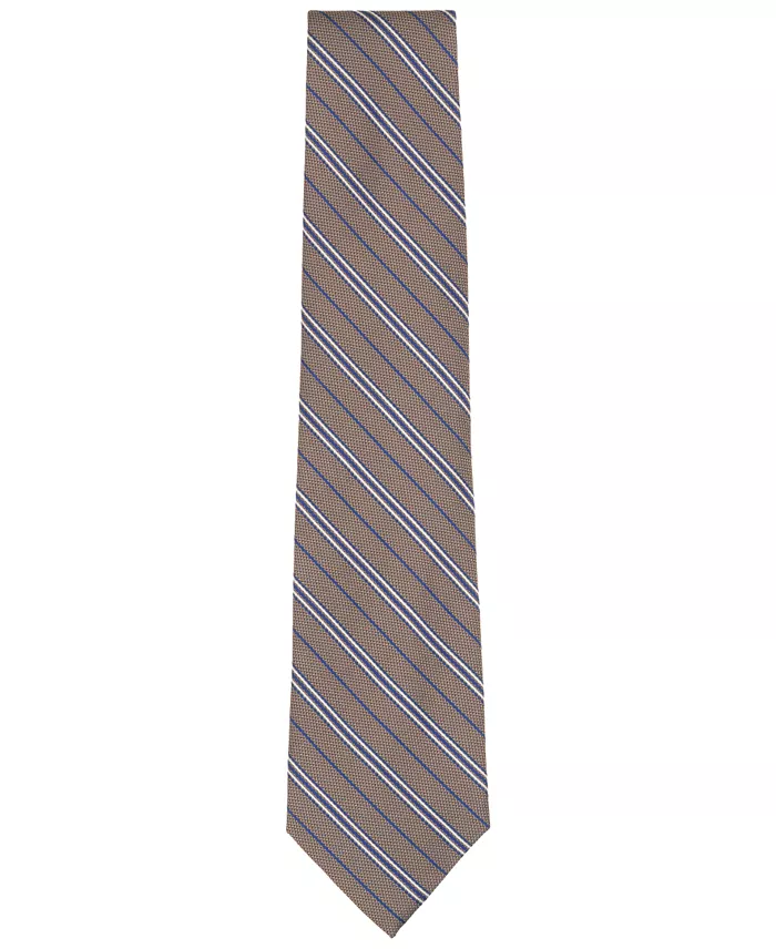 Brooks Brothers Men's Classic Stripe Pattern Tie - thumbnail 5