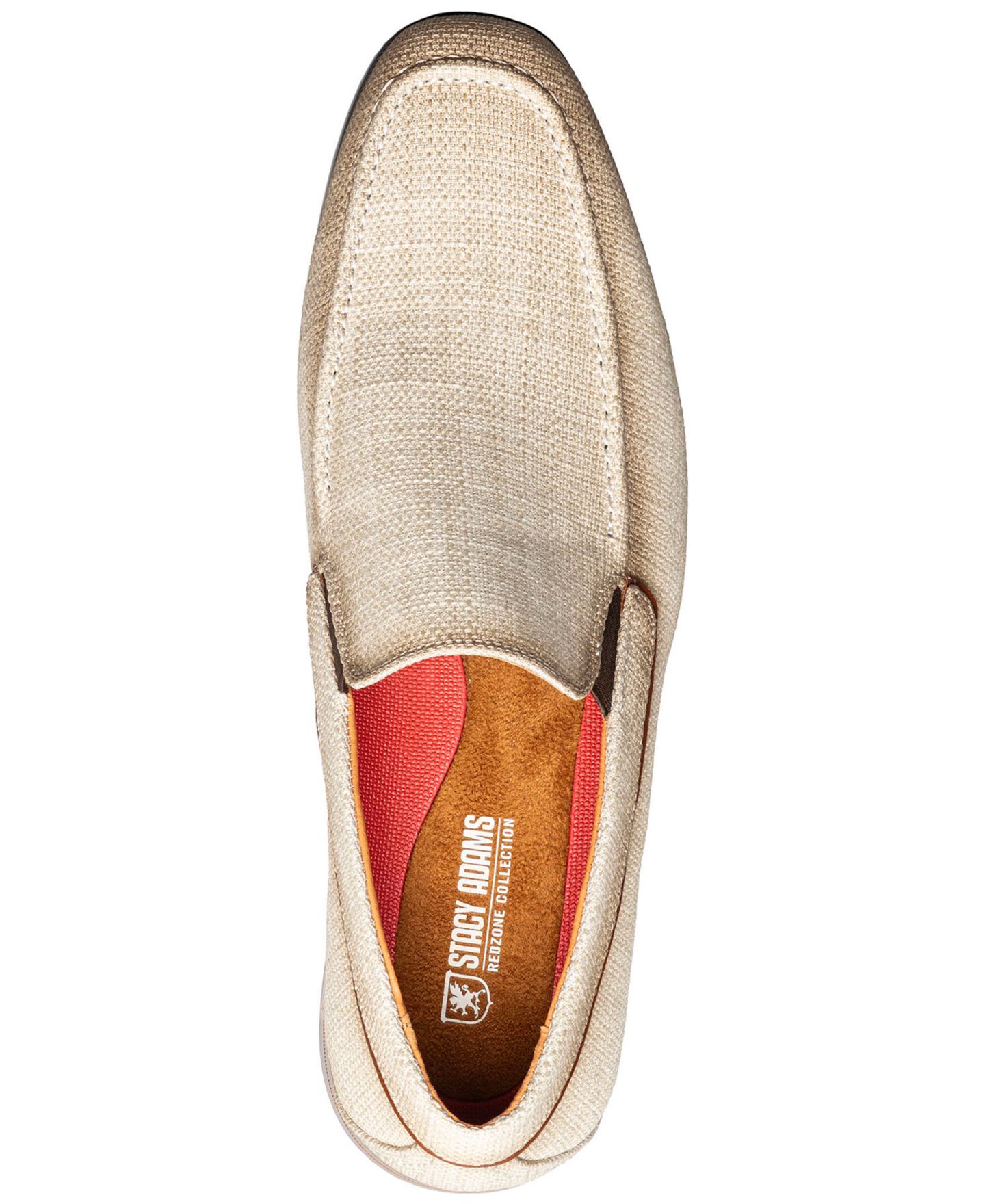Мужские туфли Stacy Adams Ridgely Moc-Toe Slip-on, цвет: Бежевый — фото 4