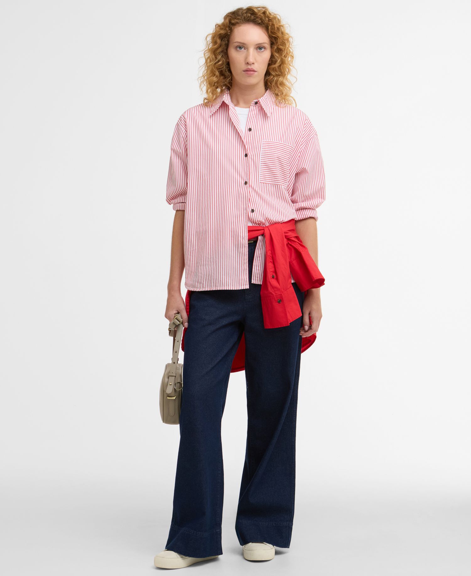 Women's Long-Sleeve Polly Striped Shirt