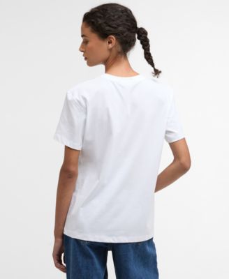 Women's Short-Sleeve Dog Photo Graphic T-Shirt