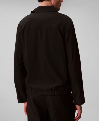 Men's Seersucker Blouson Jacket
