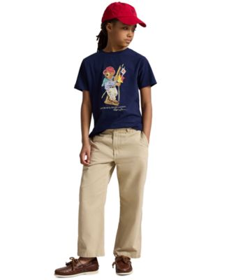 Boys' 8-20 Polo Bear Cotton Jersey Tee