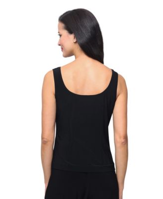 Petite Scoop Neck Top And Zipper Jacket, 2-Piece Set