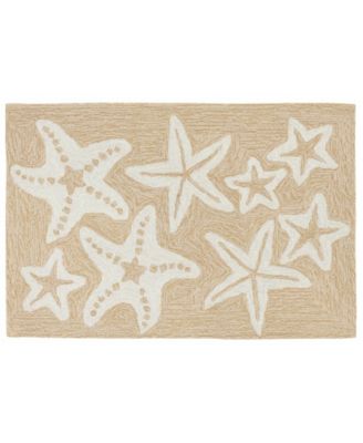 Capri Starfish 1'8"x2'6" Area Rug
